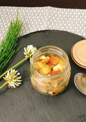 りんごとごまとクリームチーズ-レシピのメイン写真