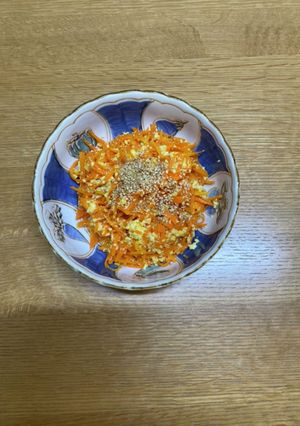 15分で豆腐入り人参しりしり-レシピのメイン写真