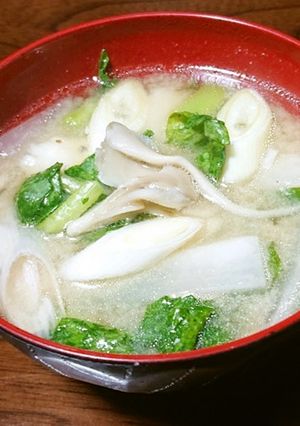 真庭野菜たっぷり味噌汁(岡山野菜レシピ)-レシピのメイン写真