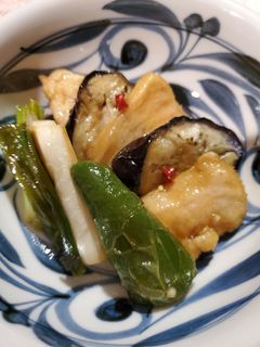 鳥むね肉とナスの甘酢焼き浸し-レシピのメイン写真