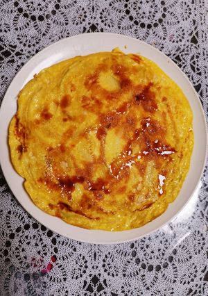 玉ねぎを食べる卵焼き☆父の男の料理-レシピのメイン写真
