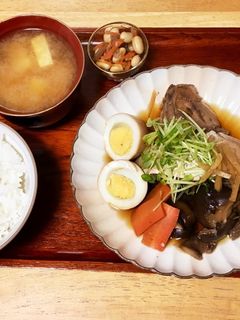 ハマチのアラ煮定食-レシピのメイン写真