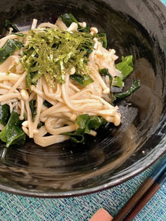 ヘルシー!えのきのパスタソース和え-レシピのメイン写真