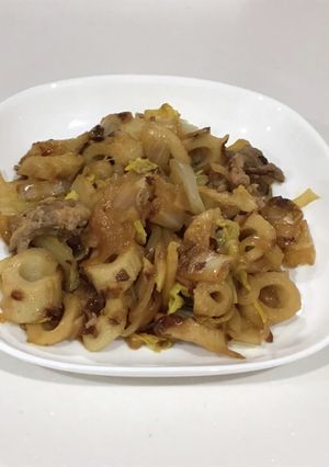 豚肉と白菜の生姜炒め-レシピのメイン写真