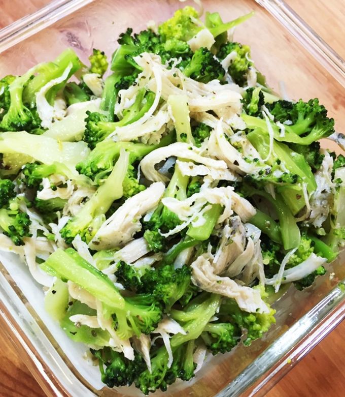 ブロッコリーとサラダチキン 常備菜♪-レシピのメイン写真