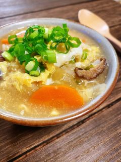 野菜たっぷり!身体に優しい♡卵雑炊-レシピのメイン写真