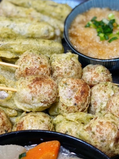 肉団子の磯辺揚げ-レシピのメイン写真