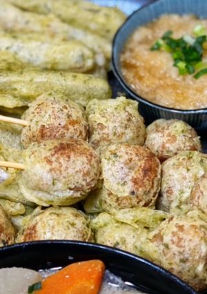 肉団子の磯辺揚げ-レシピのメイン写真