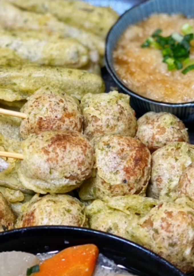 肉団子の磯辺揚げ-レシピのメイン写真