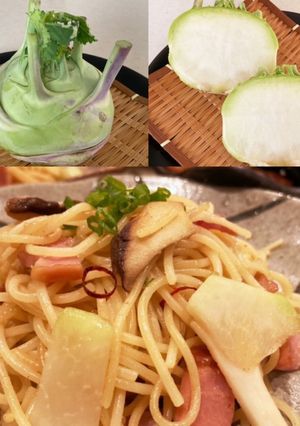 コールラビのペペロンチーノ-レシピのメイン写真