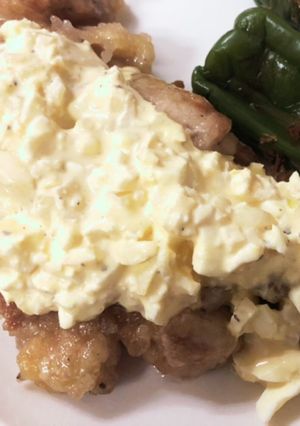 鶏の照り焼き　タルタルソースがけ-レシピのメイン写真