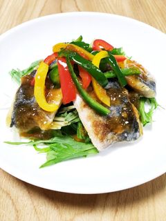 おろし大根のタレでさっぱりと鯵の揚げ焼き-レシピのメイン写真