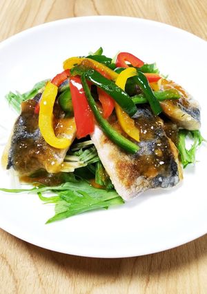 おろし大根のタレでさっぱりと鯵の揚げ焼き-レシピのメイン写真