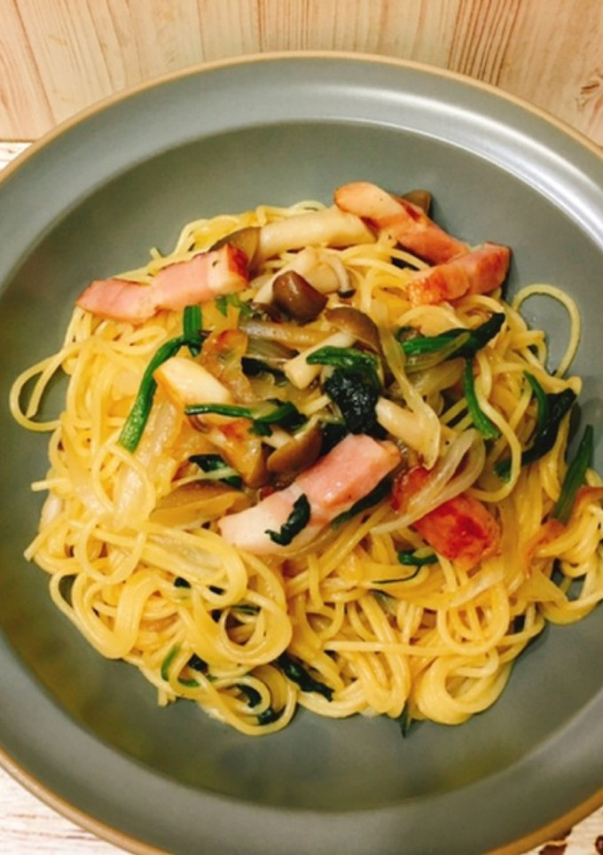 ベーコンときのこの和風パスタ-レシピのメイン写真