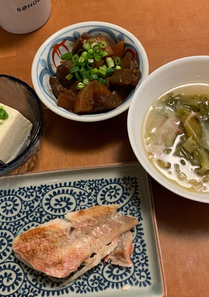 きんきの酒蒸し・蒟蒻と大根の甘味噌煮-レシピのメイン写真