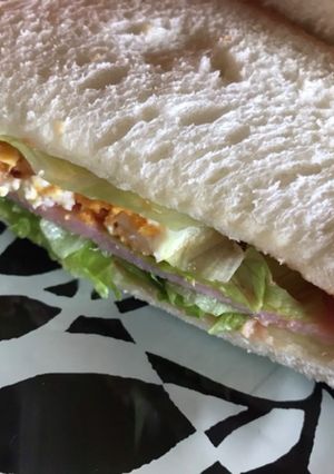 レタスハムサンド-レシピのメイン写真