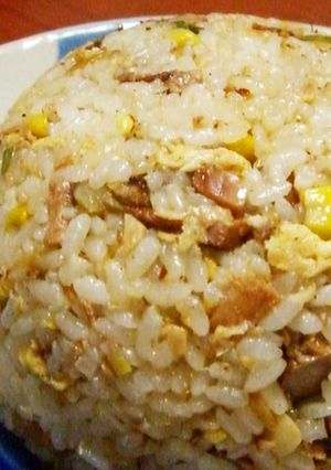 ご飯がパラっと！角煮マヨチャーハン-レシピのメイン写真