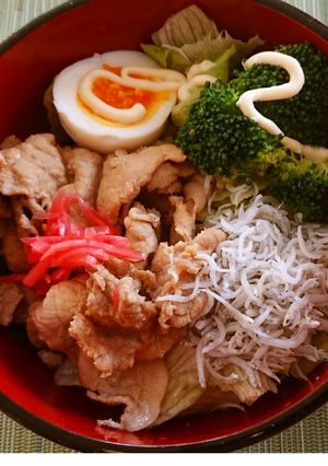豚しらす丼ぶり-レシピのメイン写真