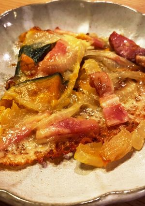 フライパンでコクうまカボチャチーズ焼き-レシピのメイン写真