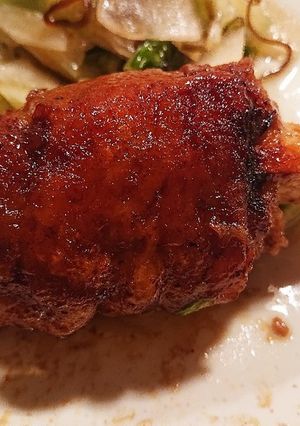 漫画肉みたいなエリンギの肉巻き-レシピのメイン写真