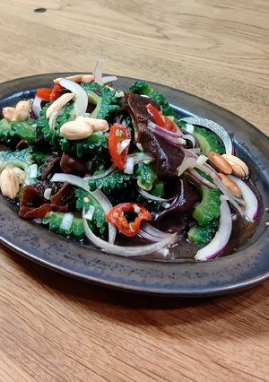 ゴーヤとキクラゲの四川風和え物-レシピのメイン写真