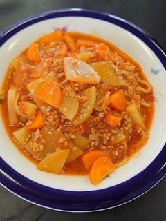 野菜の皮まで使ったトマトスープパスタ-レシピのメイン写真