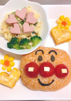 1歳 誕生日 ワンプレート お子様ランチ-レシピのメイン写真