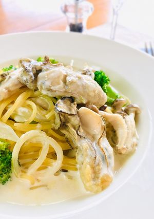 時短＊簡単＊牡蠣のあっさりミルクパスタ-レシピのメイン写真