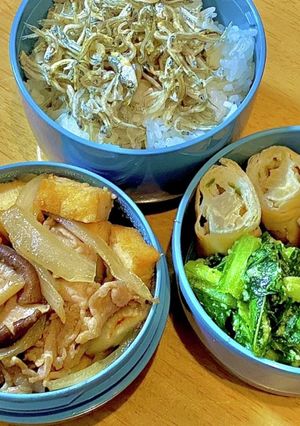 麺つゆで、豚の生姜やき！　タロの弁当65-レシピのメイン写真