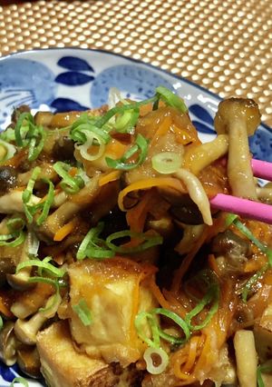 厚揚げときのこのみぞれあんかけ-レシピのメイン写真
