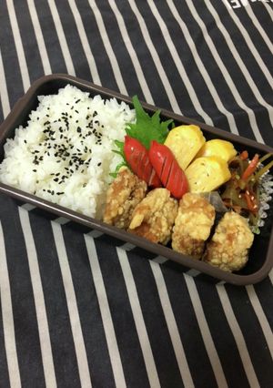 男子高校生弁当★97 唐揚げ弁当-レシピのメイン写真