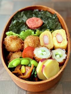 わっぱ弁当★炙り明太子のり弁-レシピのメイン写真