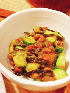 アボカドとキュウリの納豆和え-レシピのメイン写真
