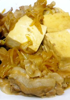 豚バラ肉豆腐-レシピのメイン写真