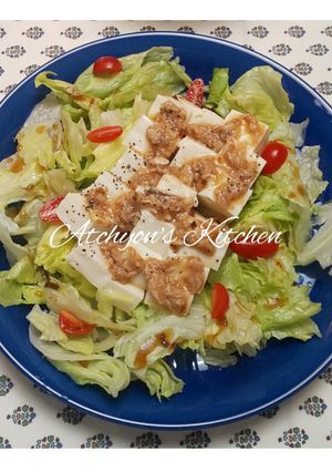簡単！ツナソースでいただく豆腐サラダ-レシピのメイン写真