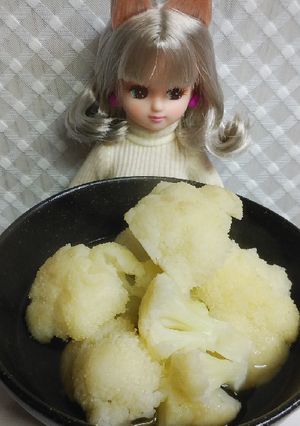リカちゃん♡カリフラワーの煮浸しꕤ…˖*-レシピのメイン写真