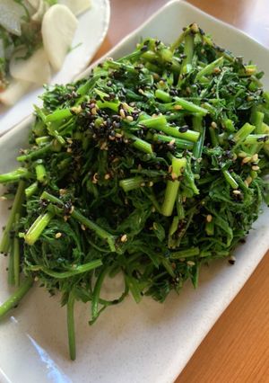 にんじんの葉っぱの胡麻和え-レシピのメイン写真