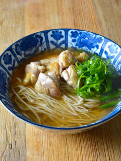 糖質オフ!鶏ネギ蕎麦-レシピのメイン写真