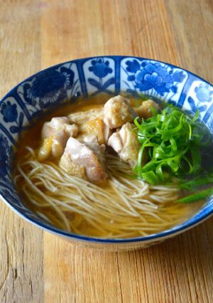 糖質オフ！鶏ネギ蕎麦-レシピのメイン写真