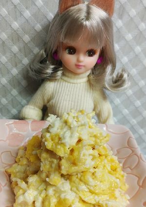 リカちゃん♡生カリフラワーと卵マヨサラダ-レシピのメイン写真