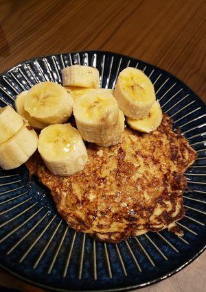 貧血予防にオートミールパンケーキ-レシピのメイン写真