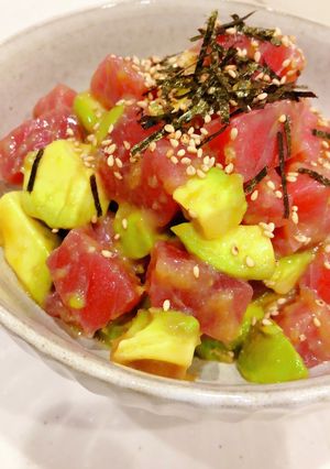 ☆簡単一品♪マグロアボカドおろし和え☆-レシピのメイン写真