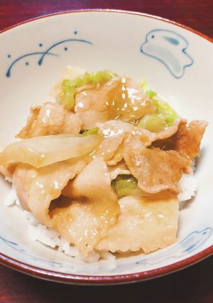 豚バラ白菜丼-レシピのメイン写真