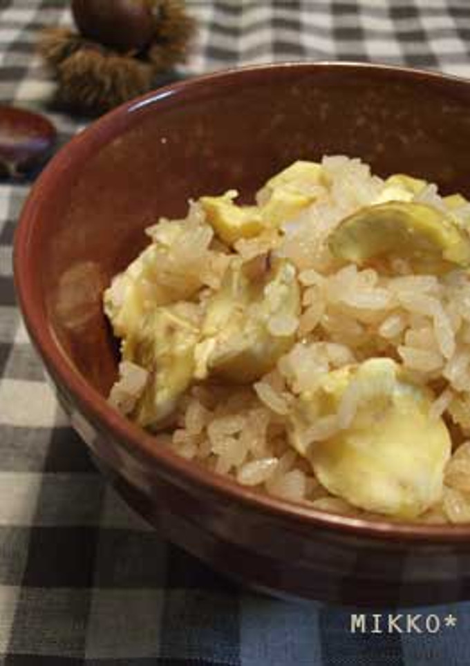 隠し味に昆布を使った＊栗ごはん-レシピのメイン写真