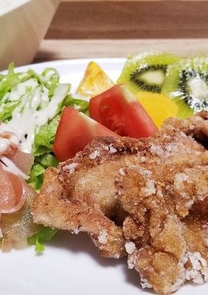 薄切り豚ロース竜田-レシピのメイン写真