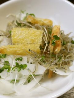 大根とジャコと油揚げのサラダ-レシピのメイン写真