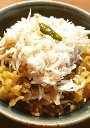 キャベツのザワークラウト＆しらす丼-レシピのメイン写真