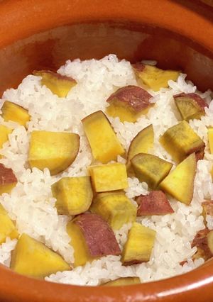 食べすぎ注意！の簡単 安納芋ごはん-レシピのメイン写真