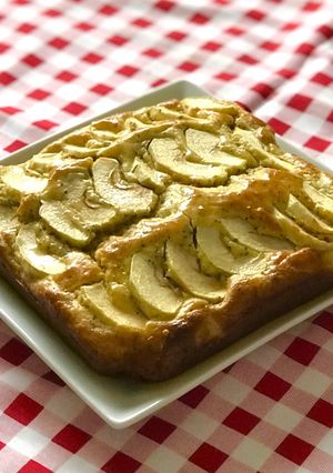 りんごとカスタードのケーキ-レシピのメイン写真