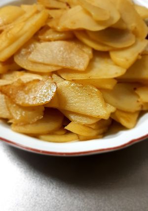 じゃがいものめんつゆカレー炒め-レシピのメイン写真